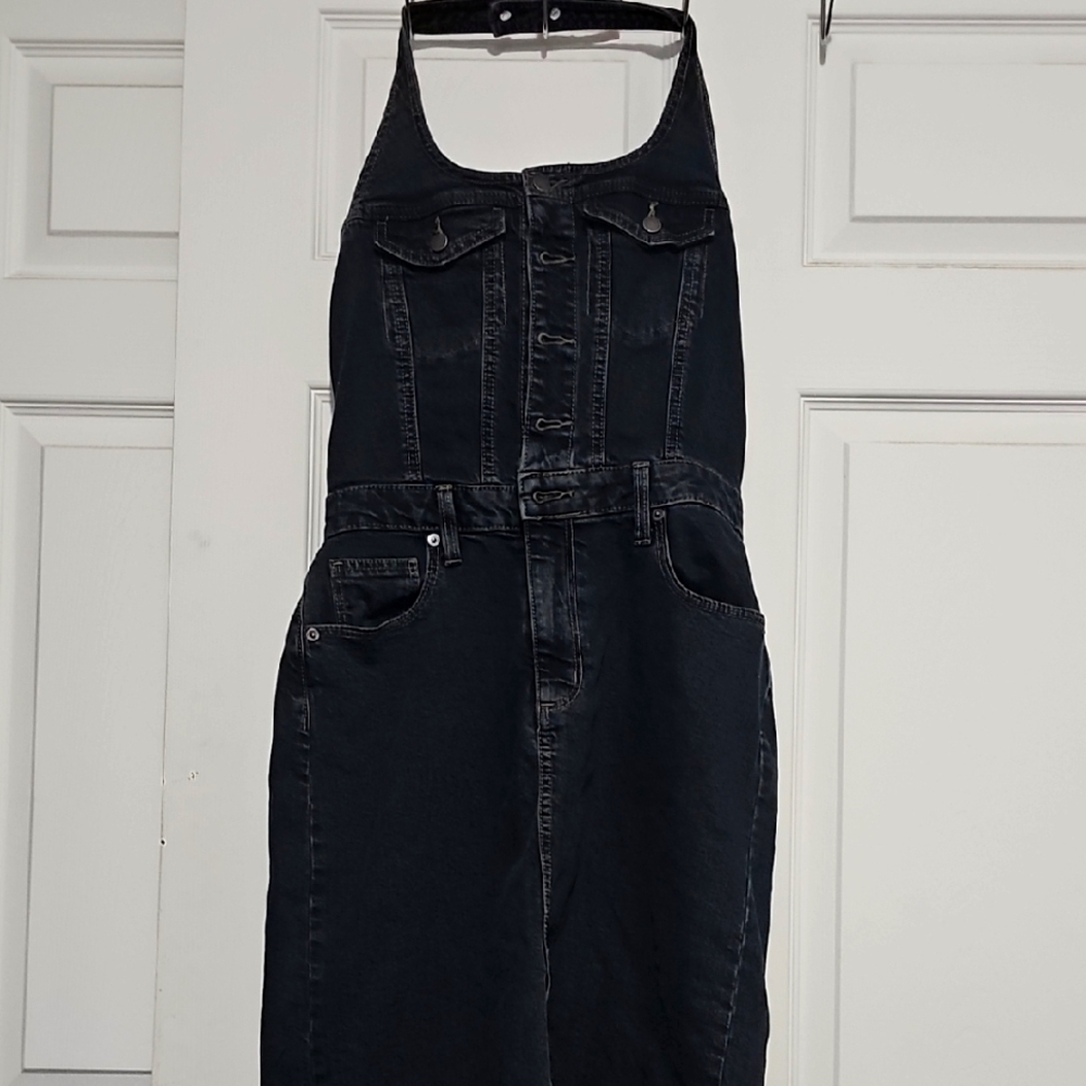 Universal Thread Size 4 Dark Denim Dress Gently Used.
